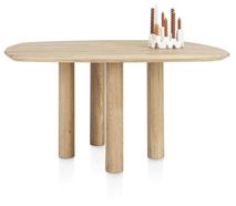 Eetkamertafel AZULO - Massief eikenhout HEH 52031NAT