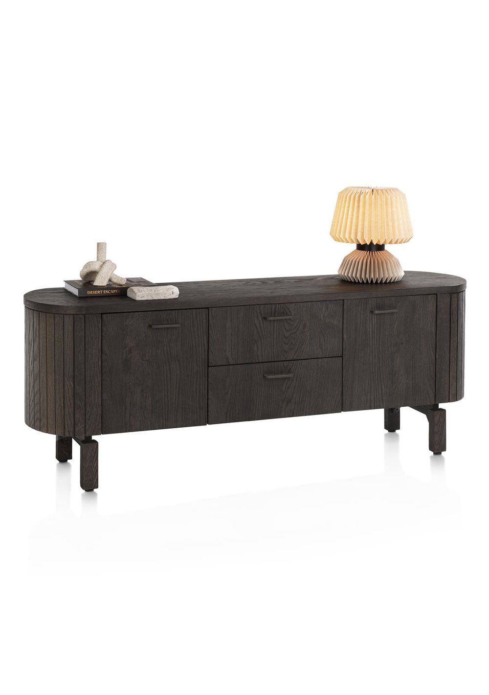 Tv-meubel RAVELLO - Donker eikenfineer HEH 54548-BAS