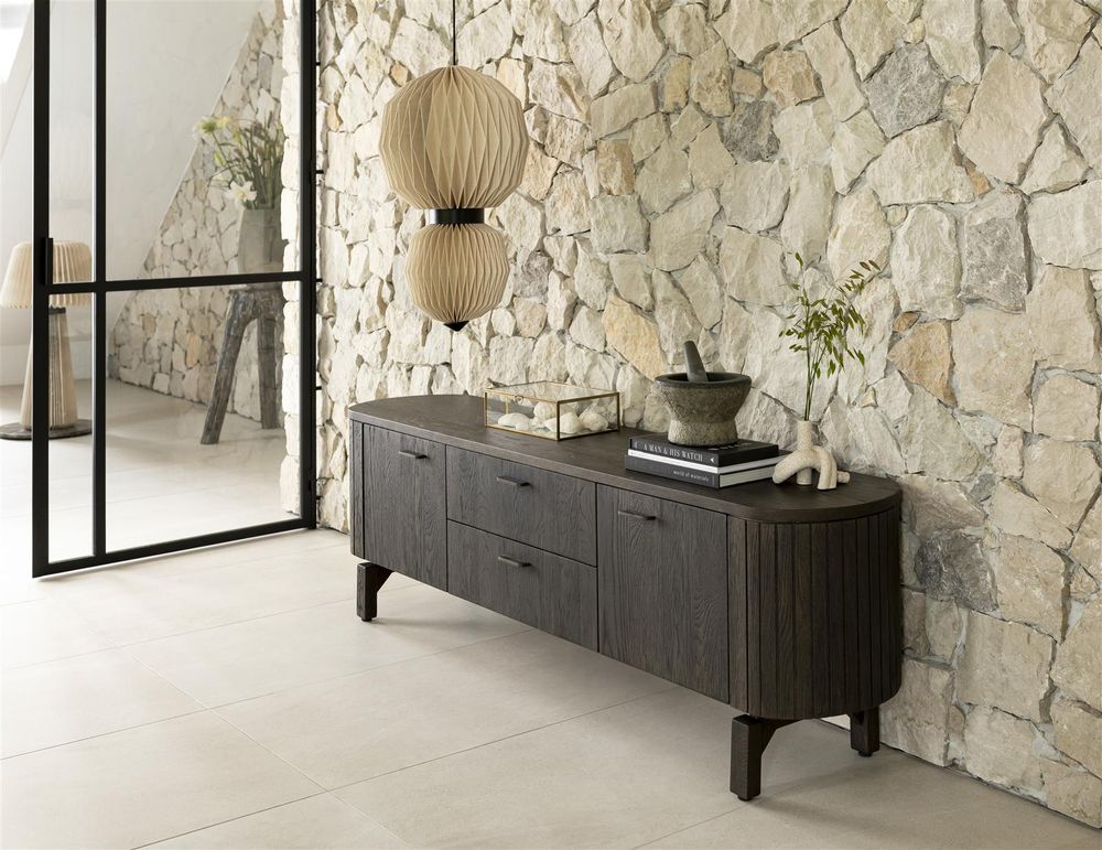 Tv-meubel RAVELLO - Donker eikenfineer HEH 54548-BAS