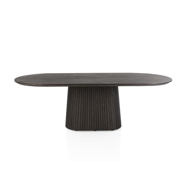 Eetkamertafel RAVELLO - Donker eikenfineer