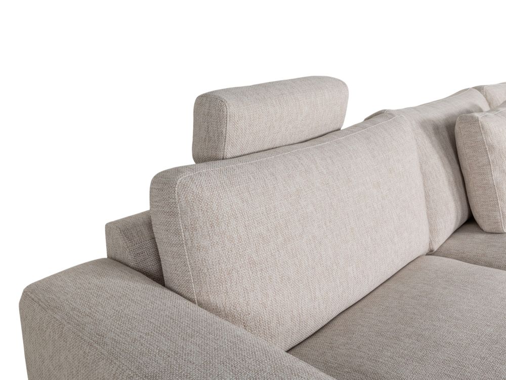 Hoekzetel incl. hoofdsteun MARIE - Beige C-DOM-11-HKS1