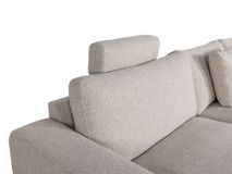 Hoekzetel incl. hoofdsteun MARIE - Beige C-DOM-11-HKS1
