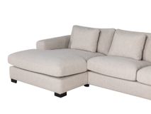 Hoekzetel incl. hoofdsteun MARIE - Beige C-DOM-11-HKS1