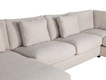 Hoekzetel incl. hoofdsteun MARIE - Beige C-DOM-11-HKS1