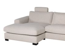 Hoekzetel incl. hoofdsteun MARIE - Beige C-DOM-11-HKS1