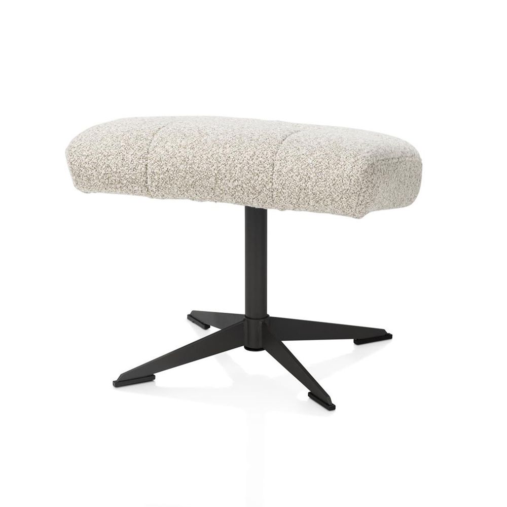 Fauteuil met poef TORINO - Beige HEH 53699-BEI