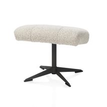 Fauteuil met poef TORINO - Beige HEH 53699-BEI