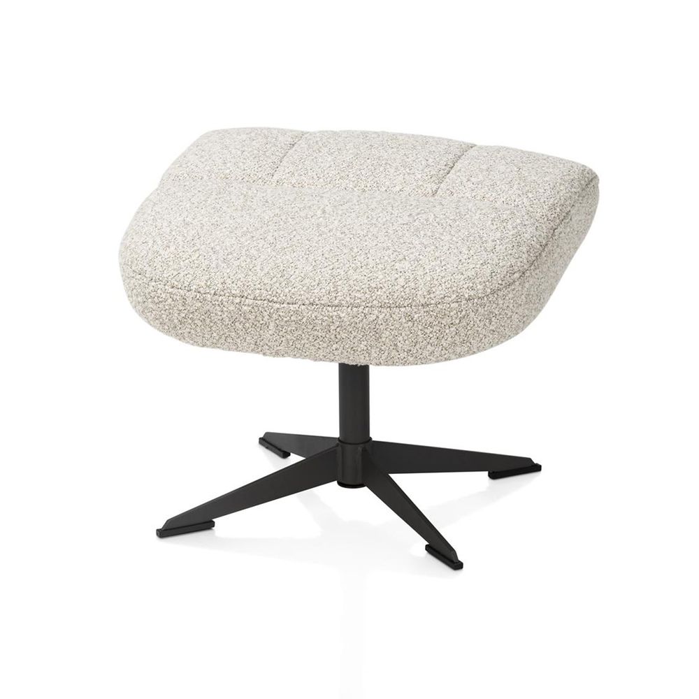 Fauteuil met poef TORINO - Beige HEH 53699-BEI