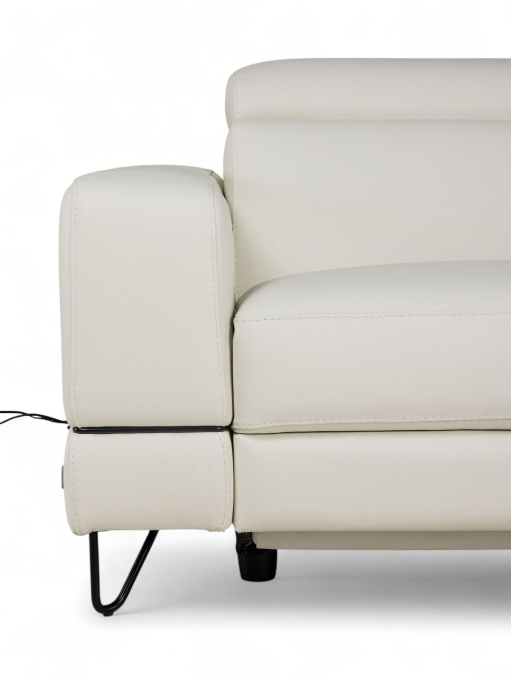 3-zit met elektr. relaxen PAUL - Beige C-CAL-165-HKS1