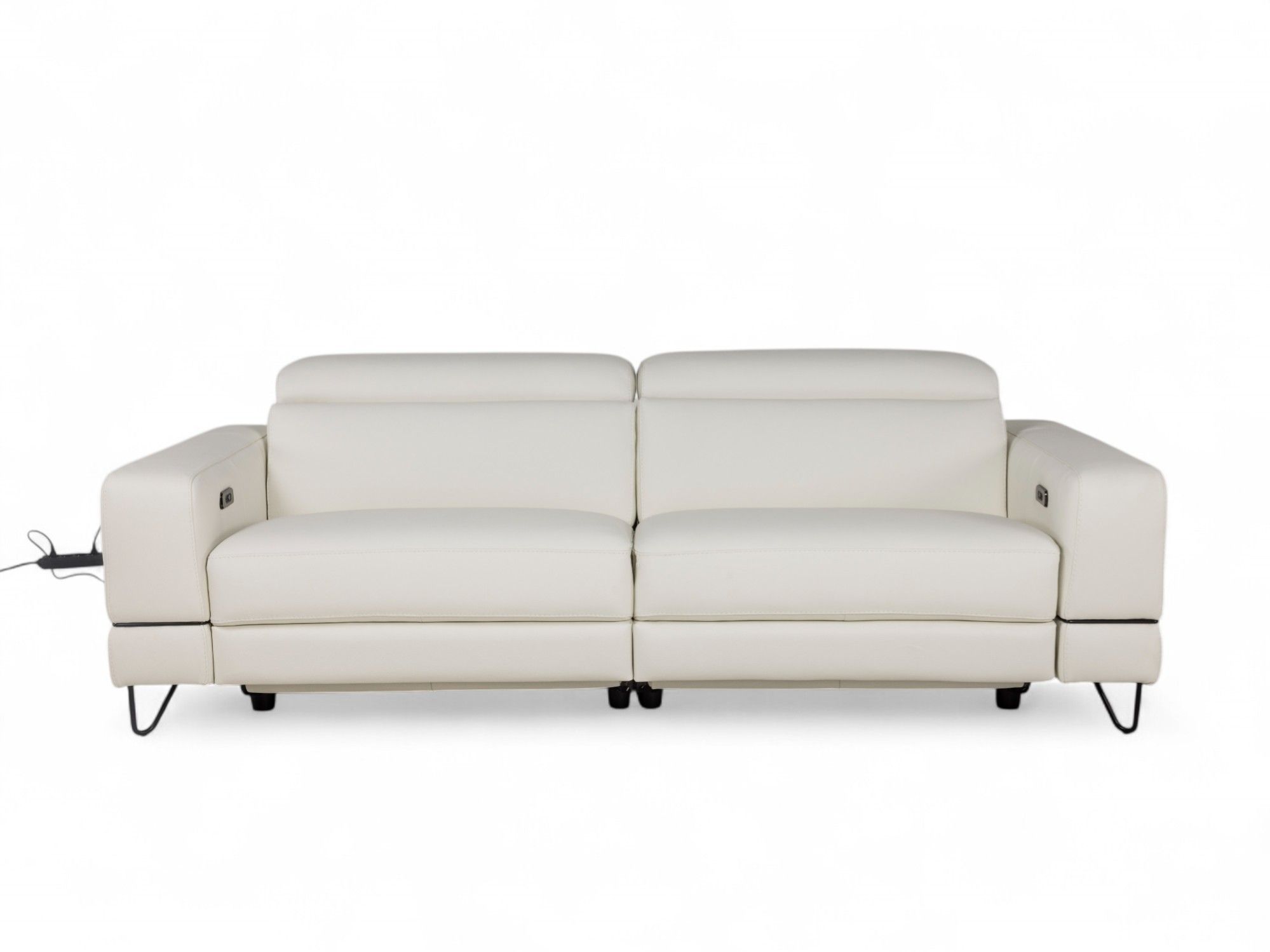 3-zit met elektr. relaxen PAUL - Bianco Puro C-CAL-165-HKS1