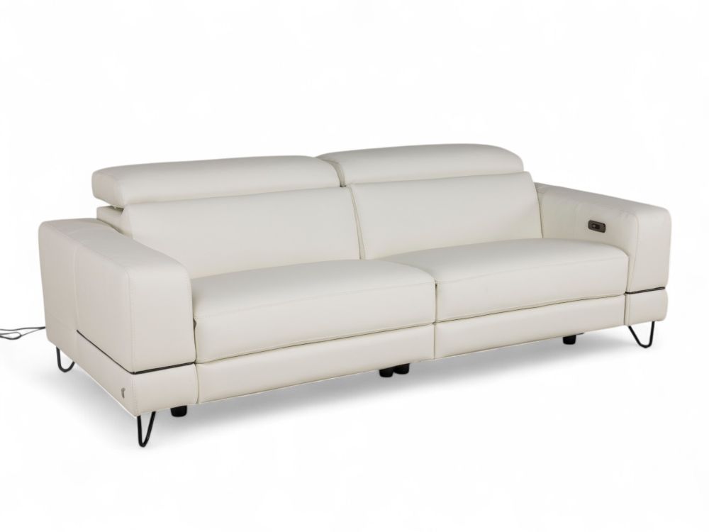 3-zit met elektr. relaxen PAUL - Beige C-CAL-165-HKS1