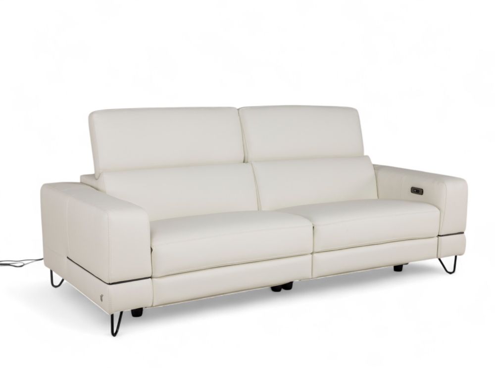 3-zit met elektr. relaxen PAUL - Beige C-CAL-165-HKS1