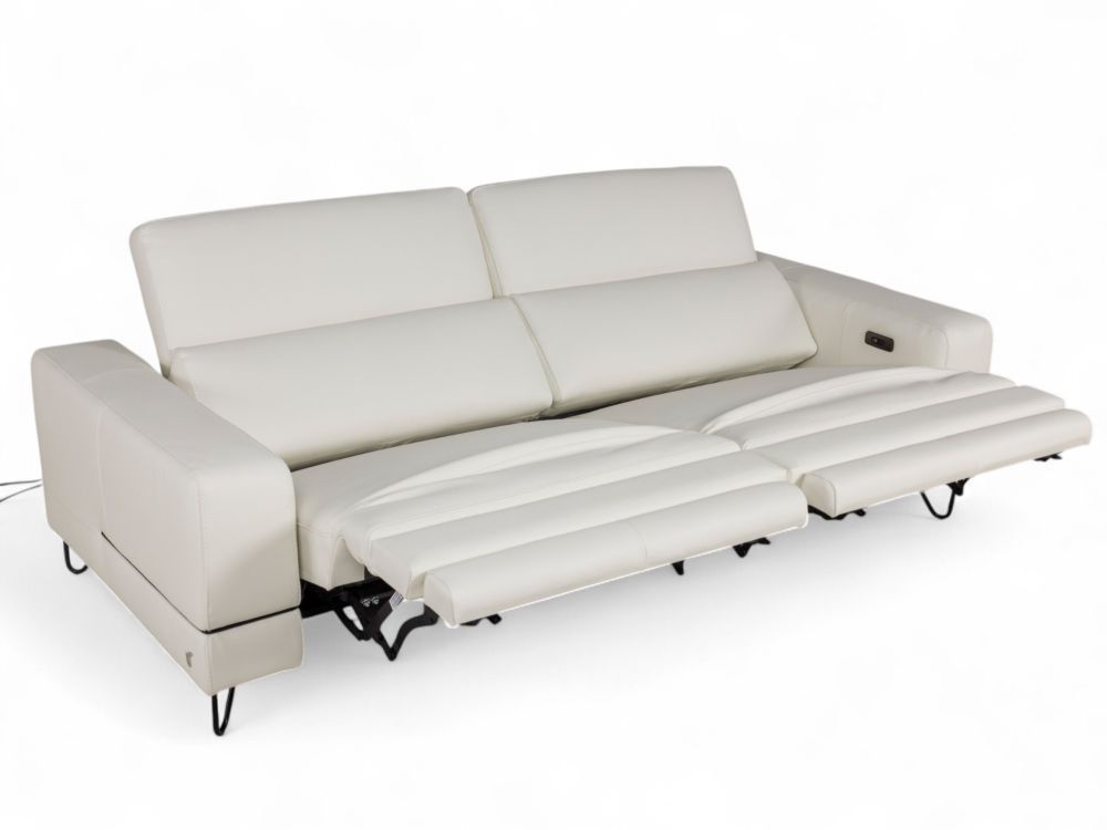 3-zit met elektr. relaxen PAUL - Beige C-CAL-165-HKS1