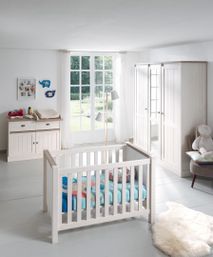 Babybed YORK - Lariks & Crystal Oak Beige MBR YOJK BB1