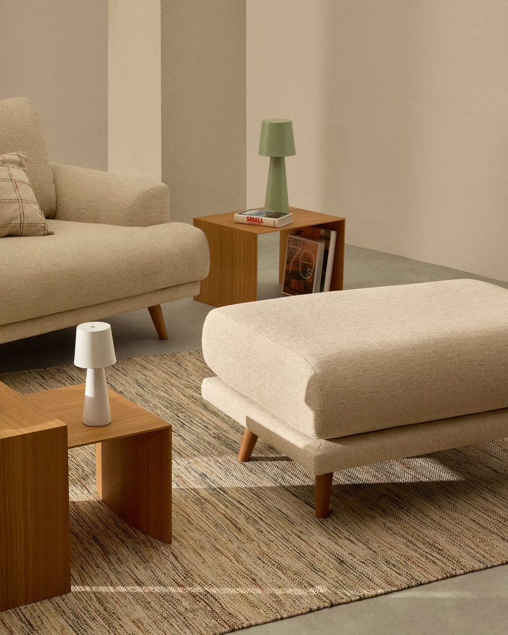 Poef KARIN - Beige KAV S80980SI39