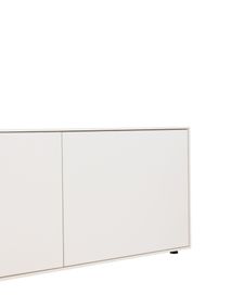 Tv-meubel ALPHA - Wit/Naturel eikenfineer ARR-1-000013