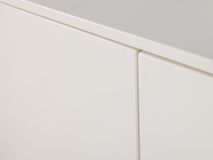 Tv-meubel ALPHA - Wit/Naturel eikenfineer ARR-1-000013