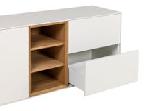 Dressoir ALPHA - Wit/Naturel eikenfineer ARR-1-000031