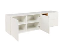 Dressoir ALPHA - Wit/Naturel eikenfineer ARR-1-000031