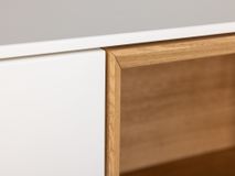 Barkast ALPHA - Wit/Naturel eikenfineer ARR-1-000037