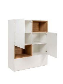 Barkast ALPHA - Wit/Naturel eikenfineer ARR-1-000037