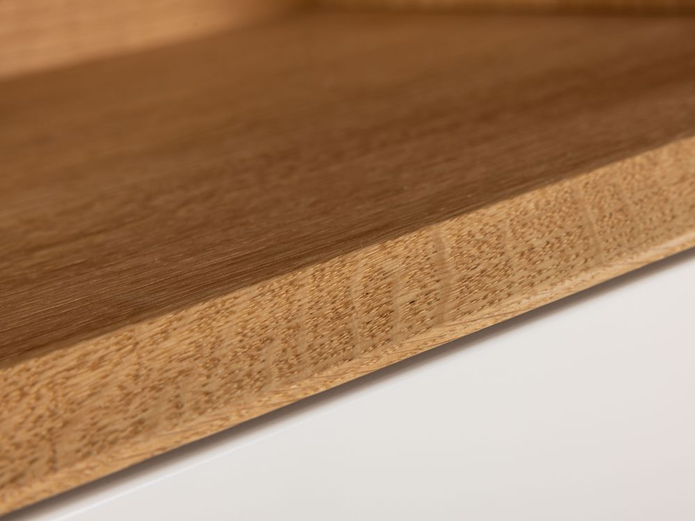 Barkast ALPHA - Wit/Naturel eikenfineer ARR-1-000037