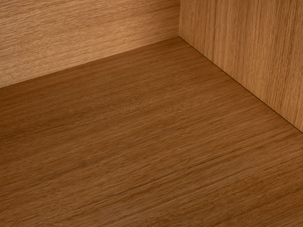 Barkast ALPHA - Wit/Naturel eikenfineer ARR-1-000037