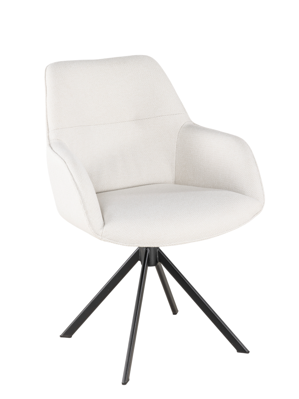 Armstoel 360° autoreturn BRIGITA - Crème PRM-8-000025-A-L3