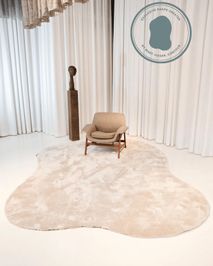 Tapijt VELVET TOUCH - organische vorm - Crème KPI VELV10XX3402