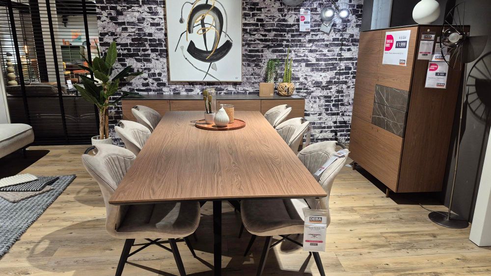 Eetkamerset STONE/WELLINGTON - Hazel/Pedra C-MXF-292-EK1