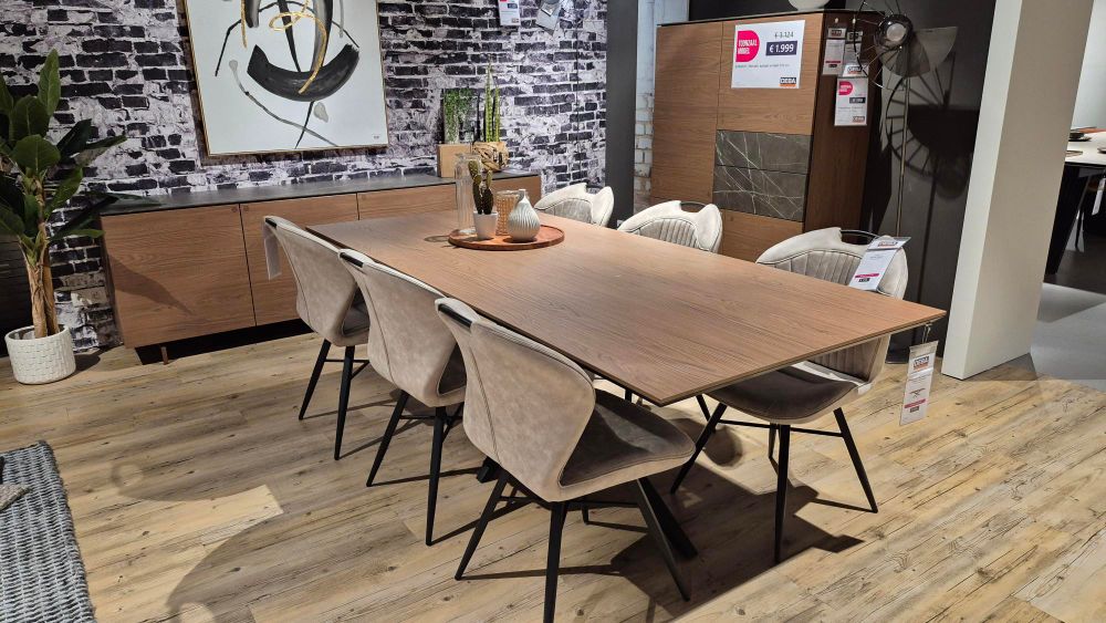 Eetkamerset STONE/WELLINGTON - Hazel/Pedra C-MXF-292-EK1