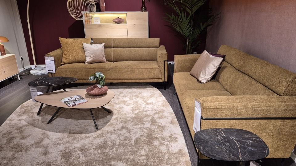 Set van 2 zetels FISKARDO - Oker