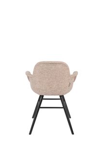 Set van 6 eetkamerstoelen ALBERT - Soft beige C-ZVR-ALB-SET6