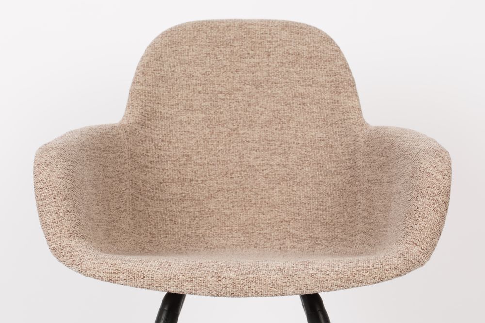 Set van 6 eetkamerstoelen ALBERT - Soft beige C-ZVR-ALB-SET6