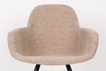 Set van 6 eetkamerstoelen ALBERT - Soft beige C-ZVR-ALB-SET6