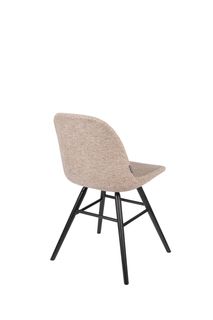 Set van 6 eetkamerstoelen ALBERT - Soft beige C-ZVR-ALB-SET6