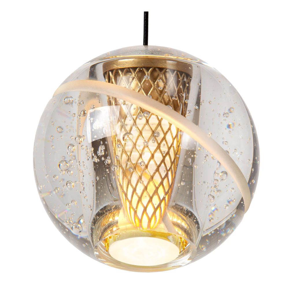 Hanglamp rond DILENKO - Goud LCD134971502