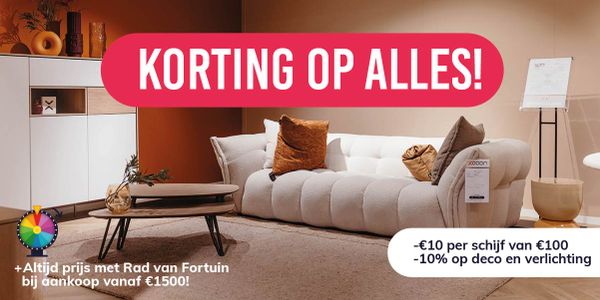 Promotieafbeelding Korting op alles!