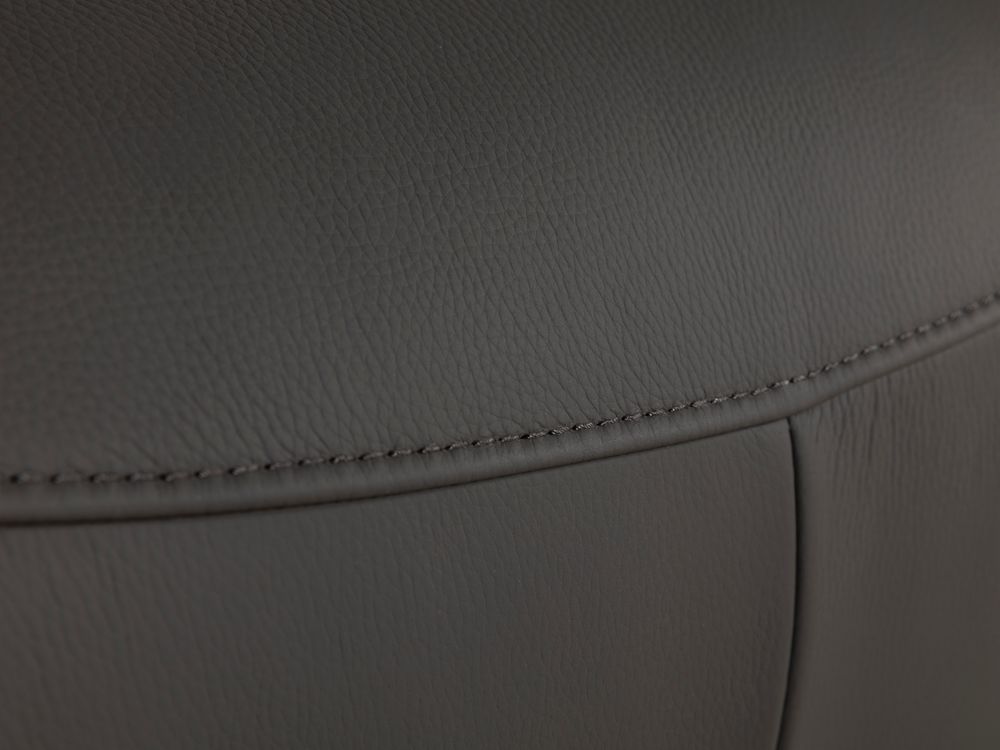 Relaxfauteuil ATLAS - Antraciet leder MED-56-001-B945