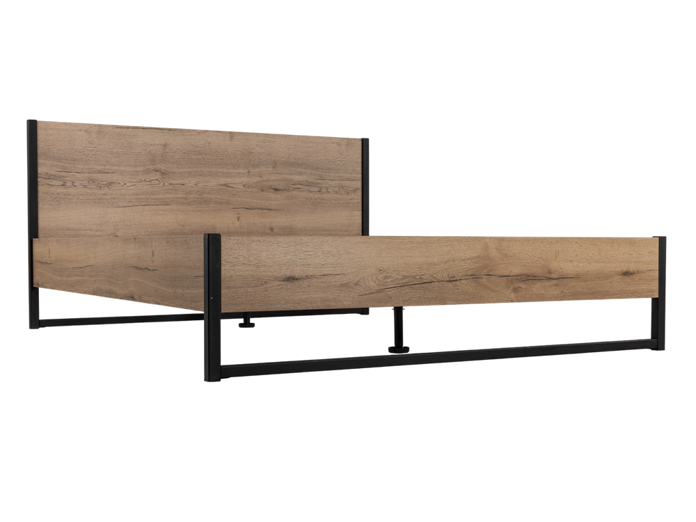 Bed BERLIJN, incl. matras en lattenbodems - Nature C-MXF-BI-BED1