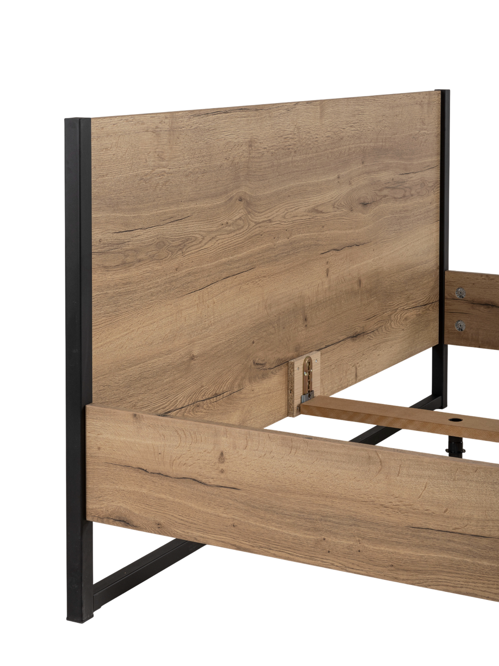 Bed BERLIJN, incl. matras en lattenbodems - Nature C-MXF-BI-BED1