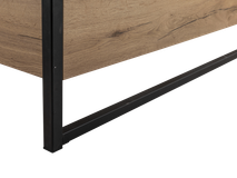 Bed BERLIJN, incl. matras en lattenbodems - Nature C-MXF-BI-BED1