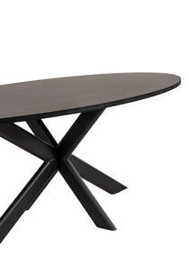 Eetkamertafel Joep/Jet - Zwart C-VDD-2-TFL-006