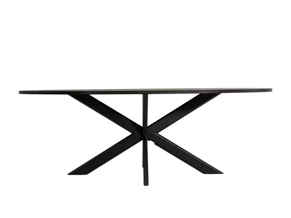 Eetkamertafel Joep/Jet - Zwart C-VDD-2-TFL-006