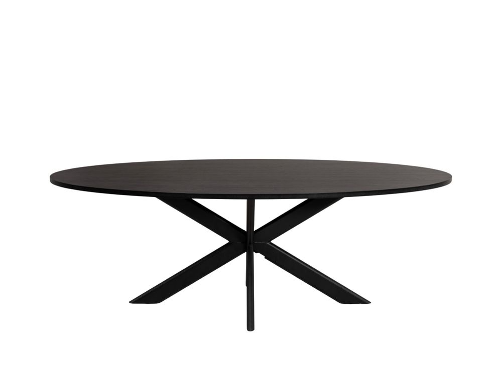 Eetkamertafel Joep/Jet - Zwart C-VDD-2-TFL-006