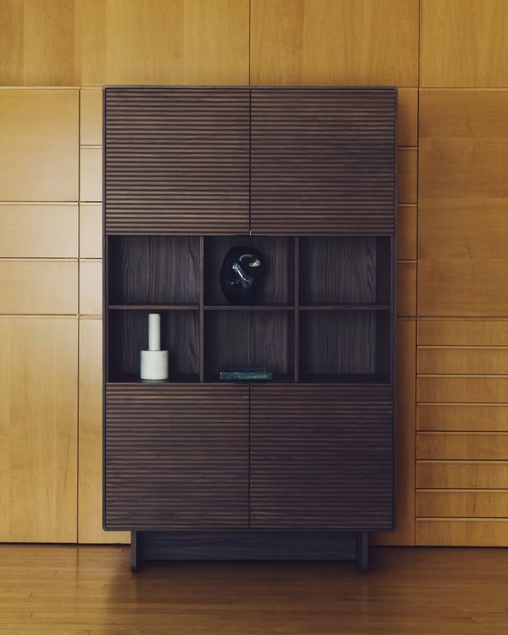 Hoog dressoir NORLEN - Walnoot KAV M00046MW09