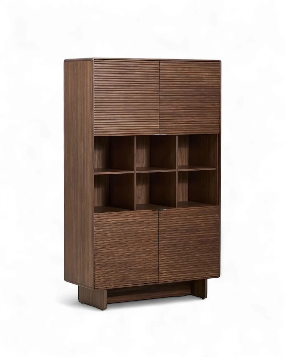 Hoog dressoir NORLEN - Walnoot KAV M00046MW09