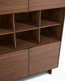 Hoog dressoir NORLEN - Walnoot KAV M00046MW09