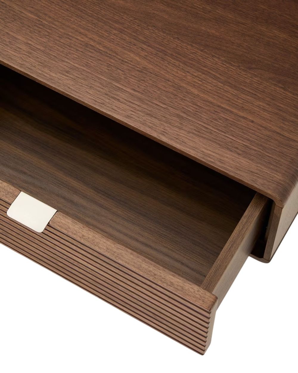 Bed met 2 nachtkastjes NORLEN - Walnoot KAV M00085W09