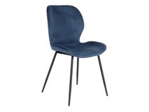 Set van 4 eetkamerstoelen 3738 - Velvet blauw C-ZLS-3738BL-SET4
